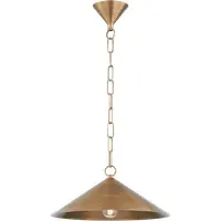Pendant Light with Patina Finish - Brass