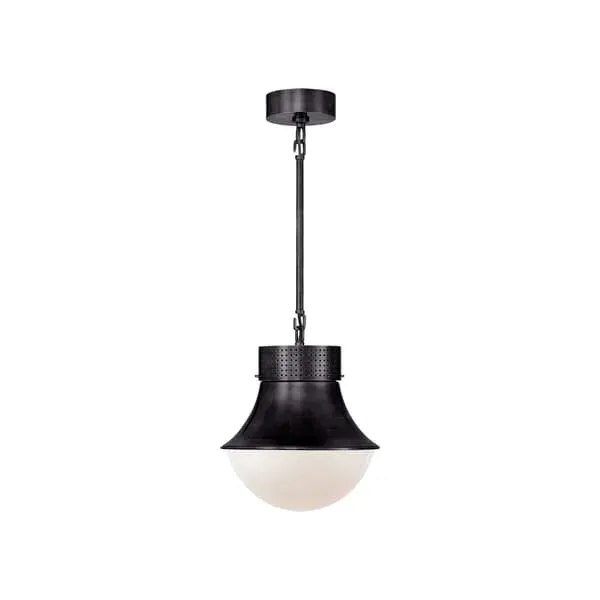 Perforated Pendant Light Small - Bronze, Metal image