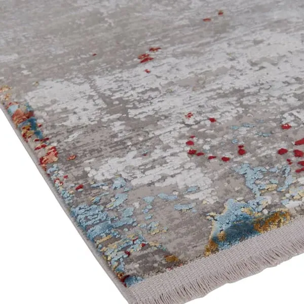 Persian Rug W200 x D290 cm - Grey, Woven Textile