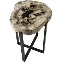 Peter Disc Side Table - Natural, Wood