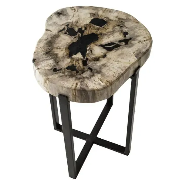 Peter Disc Side Table - Natural, Wood image