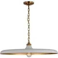 Piatto Pendant Light - Antique Brass, Metal