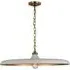 Piatto Pendant Light - Antique Brass, Metal