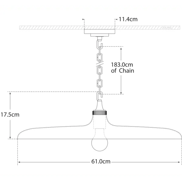 Piatto Pendant Light - Polished Nickel
