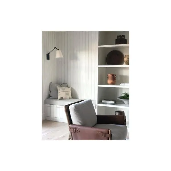 Pivoting Wall Light with Adjustable Arm - Bronze