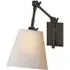 Pivoting Wall Light with Adjustable Arm - Bronze
