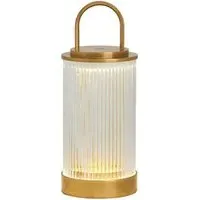 Portable Table Lamp Rechargeable - Natural Brass