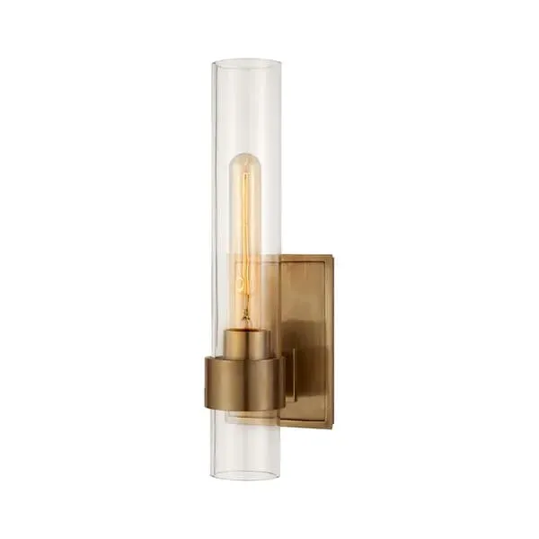 Presidio Wall Light - Brass, Metal image