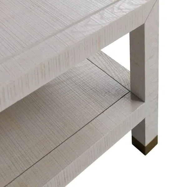 Raffles Coffee Table - White, Wood Veneer