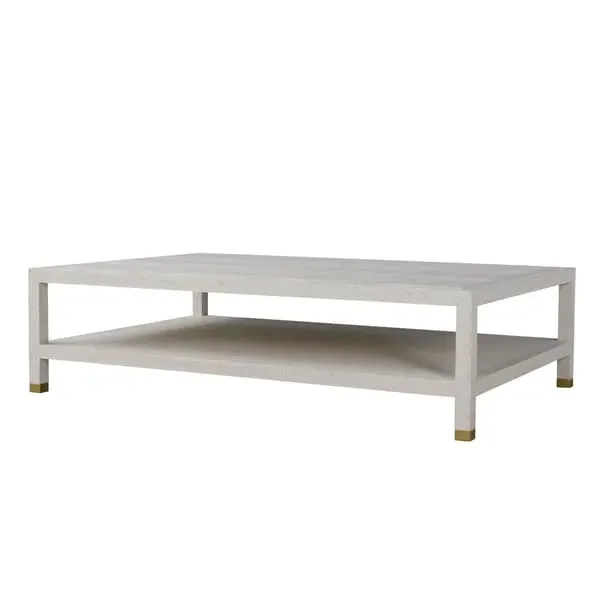 Raffles Coffee Table - White, Wood Veneer image