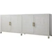 Raffles Sideboard - White, Wood Veneer