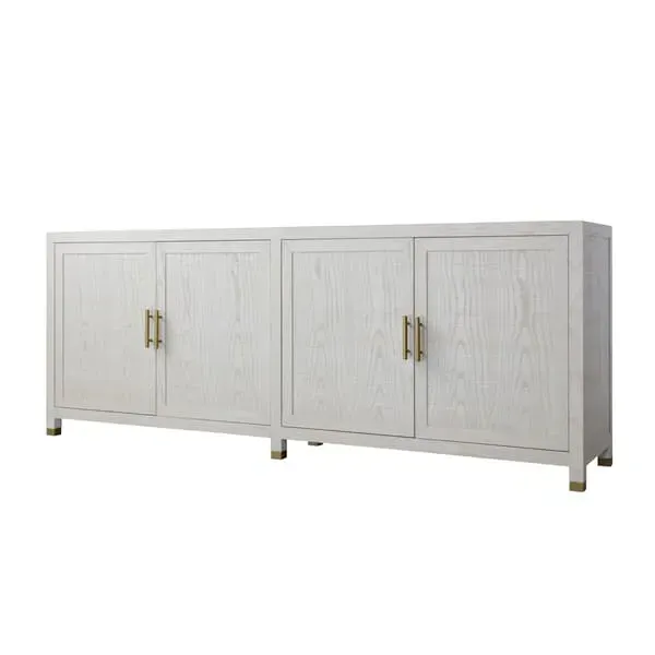 Raffles Sideboard - White, Wood Veneer image