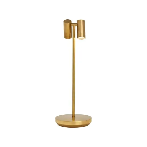 Rechargeable Table Lamp - Natural Brass