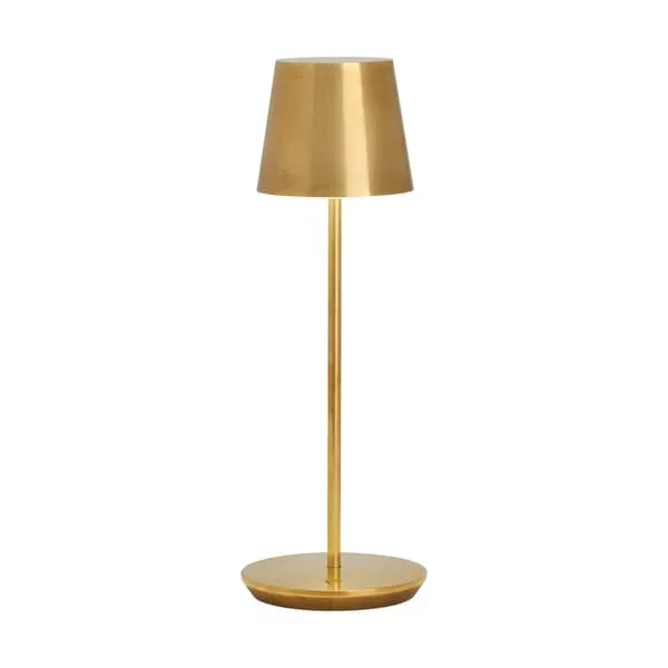 Rechargeable Table Lamp - Natural Brass