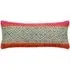 Rectangle Cushion with Stripes - Teal, Feather