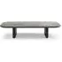 Rectangular Coffee Table - Dark Grey, Travertine