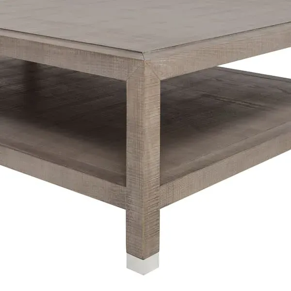 Rectangular Coffee Table - Grey, Ash Wood