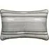 Rectangular Cushion with Embroidery - Slate, Linen