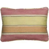 Rectangular Cushion with Feather Fill - Lime Rose