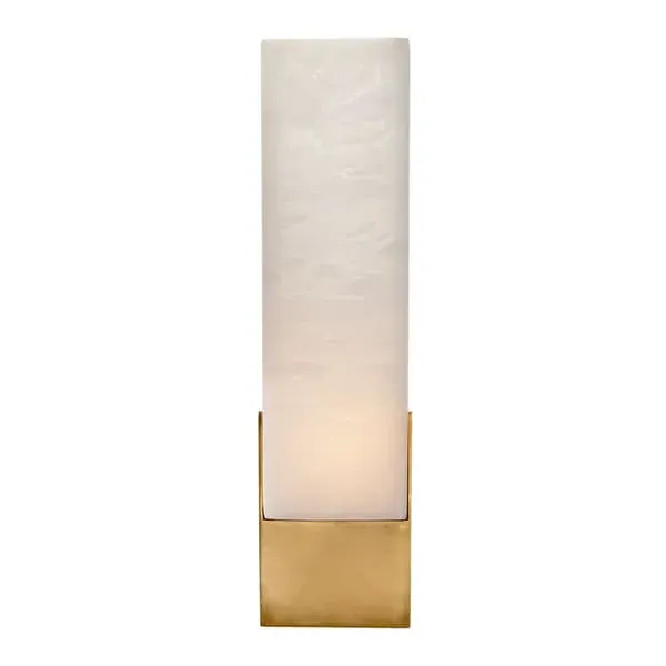 Rectangular Wall Light - Brass, Glass image
