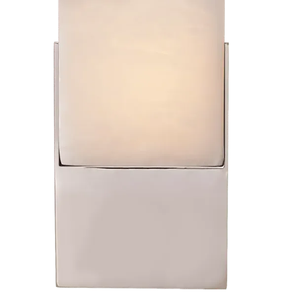 Rectangular Wall Light - Polished Nickel