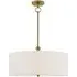 Reed Pendant Light - Antique Brass, Metal