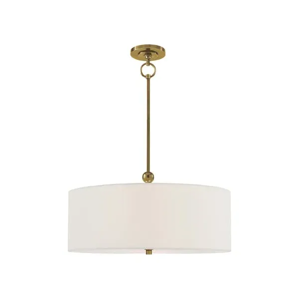 Reed Pendant Light - Antique Brass, Metal image