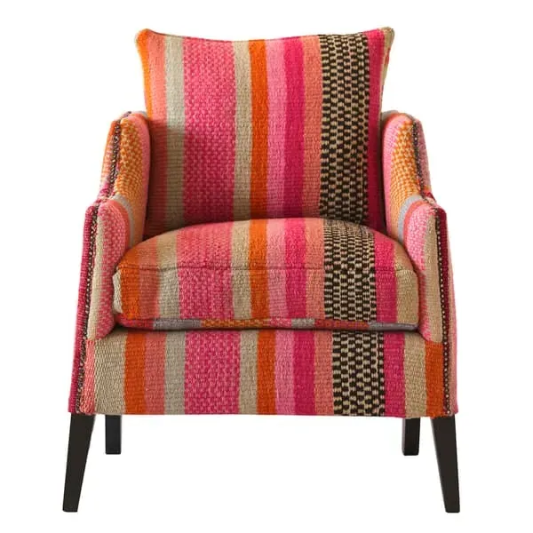 Regal Armchair - Pink, Wool