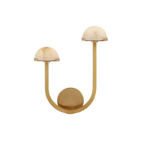 Right Wall Light - Antique-Burnished, Brass image