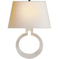 Ring Wall Light with Shade - Alabaster