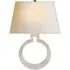 Ring Wall Light with Shade - Alabaster