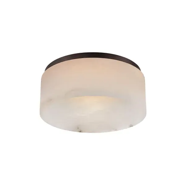 Round Ceiling Light Flush Mount - Bronze, Metal