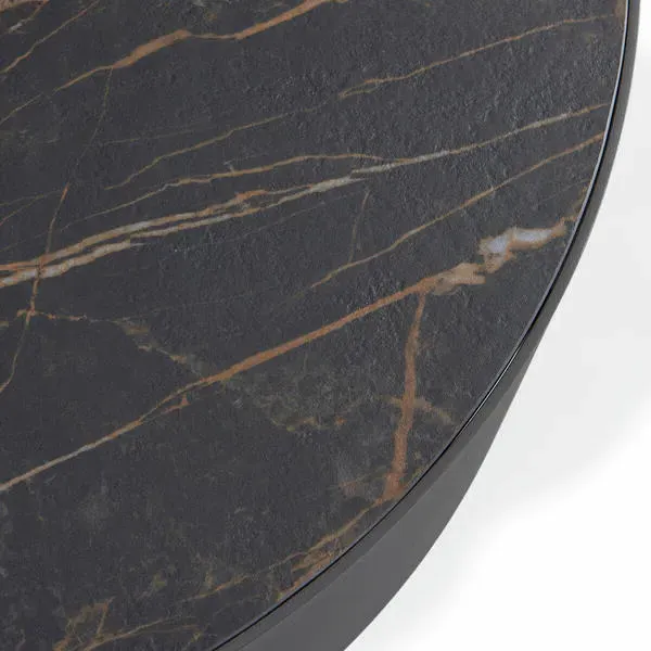 Round Coffee Table - Grey, Aluminium