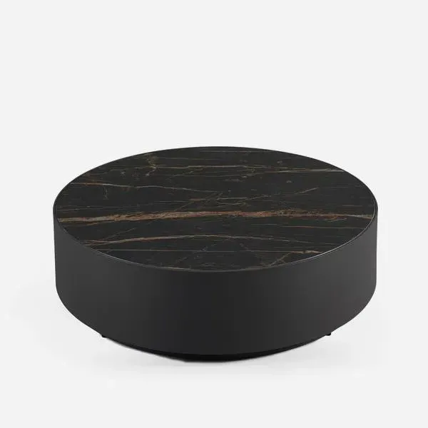 Round Coffee Table - Grey, Aluminium