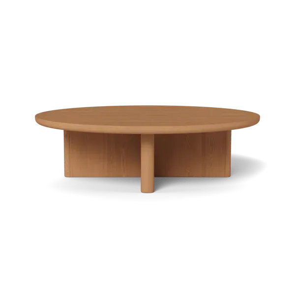Round Coffee Table - Teak Wood