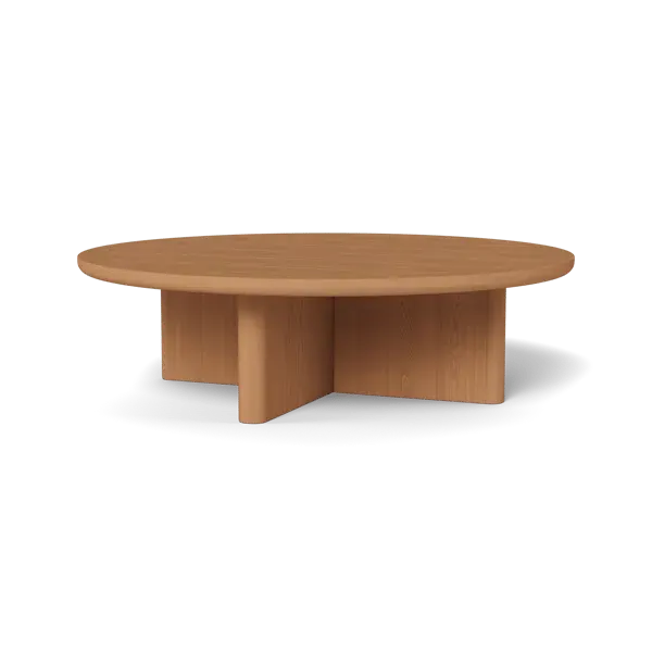 Round Coffee Table - Teak Wood image