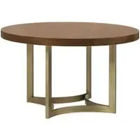 Round Dining Table - Walnut, Veneer