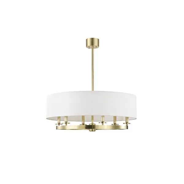 Round Pendant Ceiling Light - Brass, Metal image