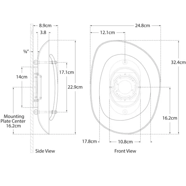 Round Wall Light - Gold, Alabaster