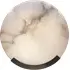 Round Wall Light with Alabaster - Bronze, Metal