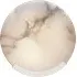 Round Wall Light with Alabaster - Nickel, Metal