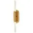 Rousseau Wall Light - Antique Brass, Crystal
