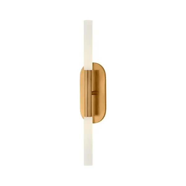 Rousseau Wall Light - Antique Brass, Crystal image