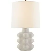 Sculpted Table Lamp - Bone, Ceramic