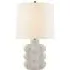 Sculpted Table Lamp - Bone, Ceramic