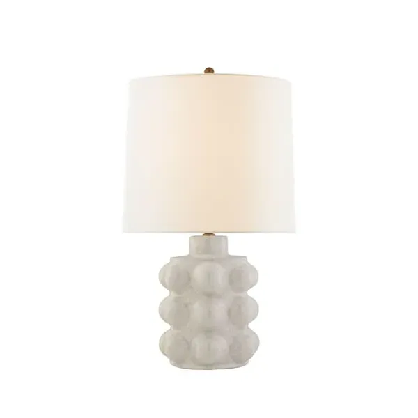 Sculpted Table Lamp - Bone, Ceramic image