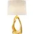Sculptural Table Lamp - Gold, Metal