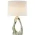 Sculptural Table Lamp - Silver, Metal
