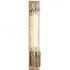 Shaw Wall Light with Fluted Glass - Aged Brass