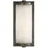Short Wall Light with Glass Shade - Bronze